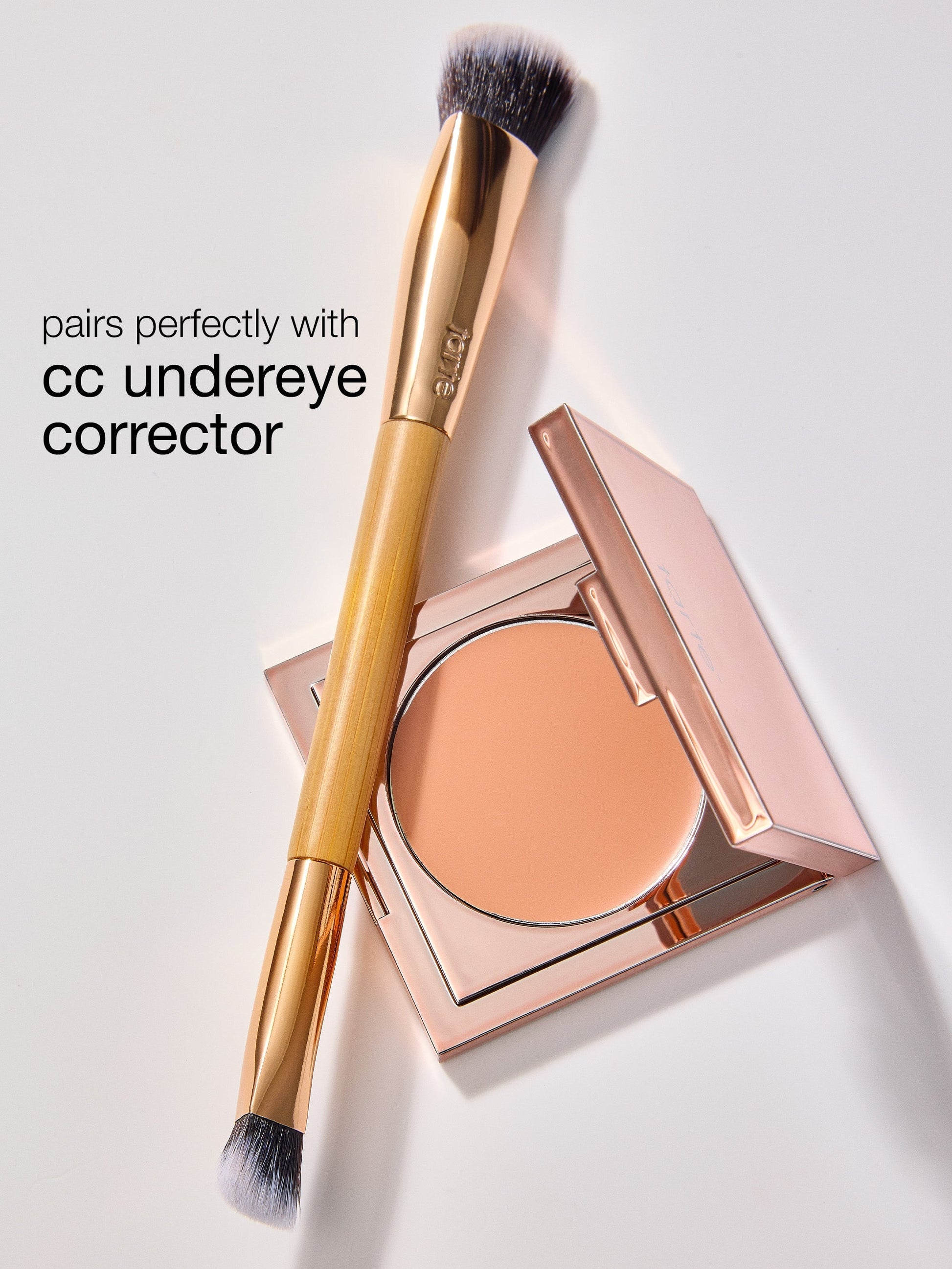 Tarte CC Undereye Dark Circle Corrector with Dual-Ended Applicator Brush
